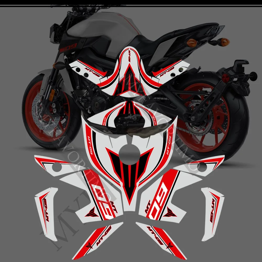 

2019 2020 Tank Pad Protector For Yamaha MT09 MT FZ 09 Stickers Fairing Motorcycle Knee Decal Fender Windshield 2016 2017 2018