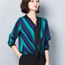 Korean Fashion Women Blouses Women Striped Blouse Top Plus Size Blusas Mujer De Moda Blusas Femininas Elegante Lady Satin Shirts Korean Fashion Women Blouses Women Striped Blouse Top Plus Size Blusas Mujer De Moda Blusas Femininas Elegante Lady Satin Shirts