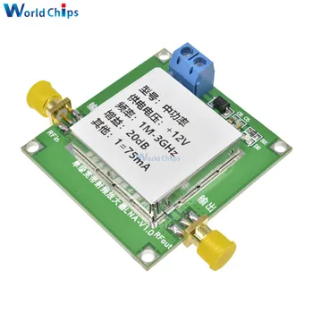 

1-3000MHz 2.4GHz 20dB LNA RF Broadband Low Noise Amplifier Module UHF HF VHF DC 12V 75mA with Shielded Enclosure