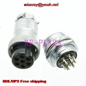 

DHL/EMS 50pcs Aviation Plug M20 20mm 7pin male for Panel Chassis Metal-A6