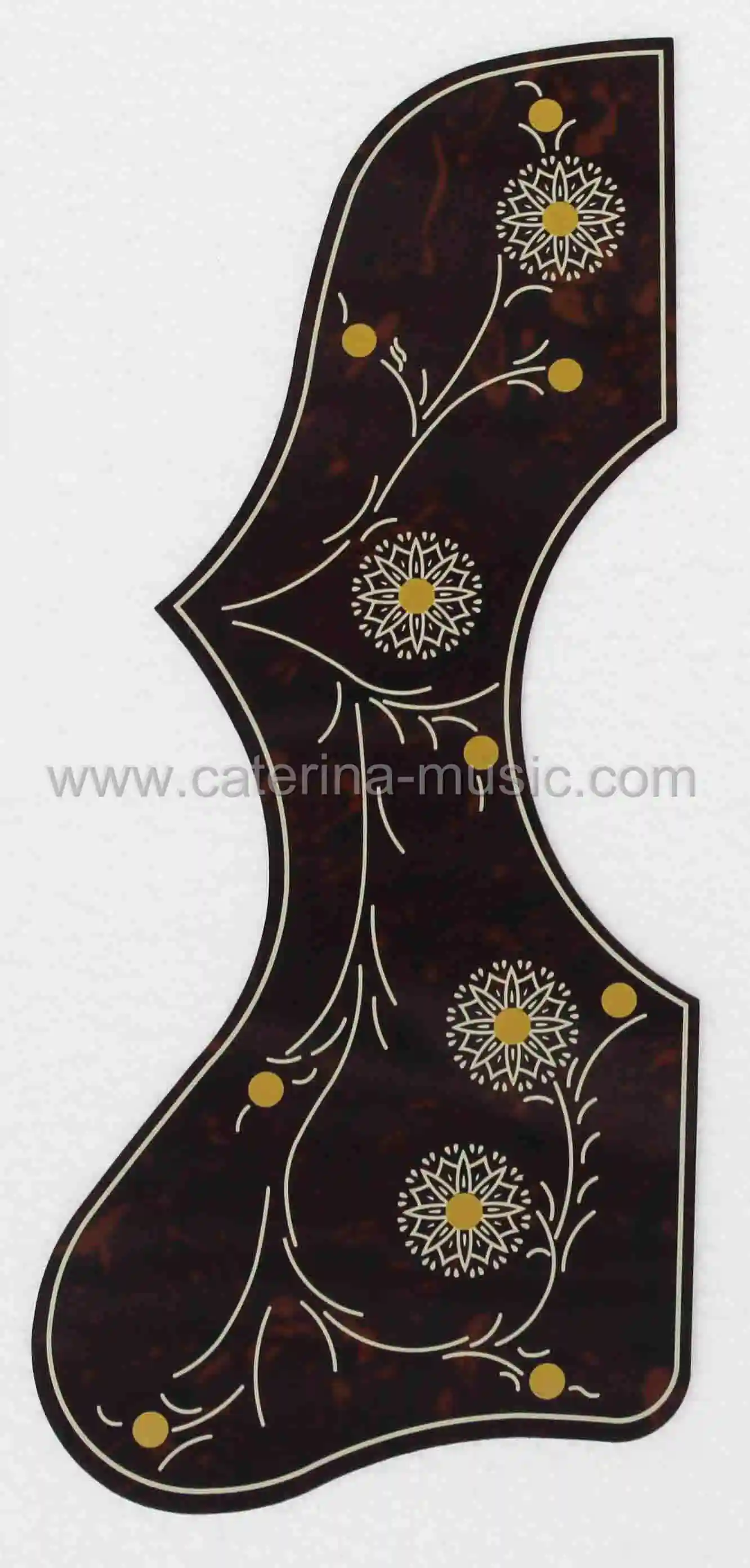 4" Акустическая Гитара pickguard для J200 гитары, 2 мм толщина целлюлоидные вставки pick-guard, Golpeador para guitar ra acustica - Цвет: Model D left hand