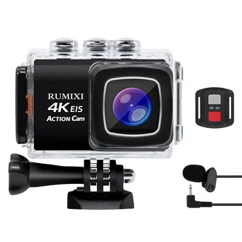 

Ultra HD 4K 170D Waterproof Sport Action camera with EIS Function Built-in WiFi Remote Controller Video Record Camera Accessory