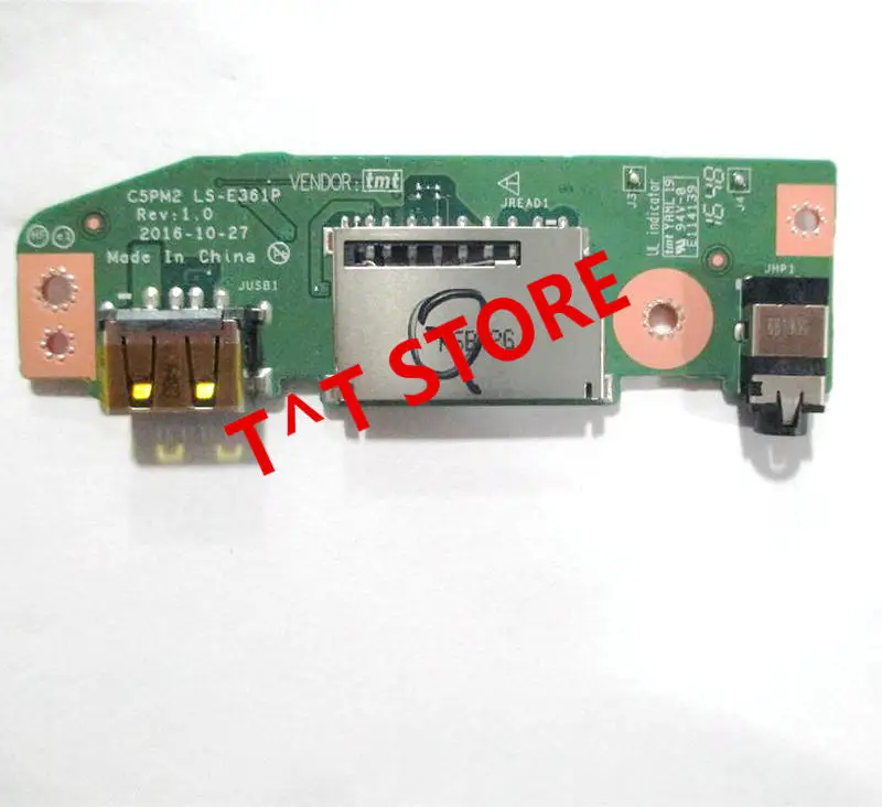 

Original For Acer Aspire VX15 VX5-591 VX5-591G N16C7 AUDIO USB SD CARD READER BOARD C5PM2 LS-E361p Free Shipping