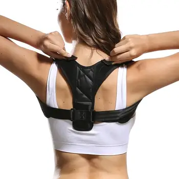 

One-size Back Shoulder Bace Support Adjustable Adult Posture Sports Safety Corset Spine Belt