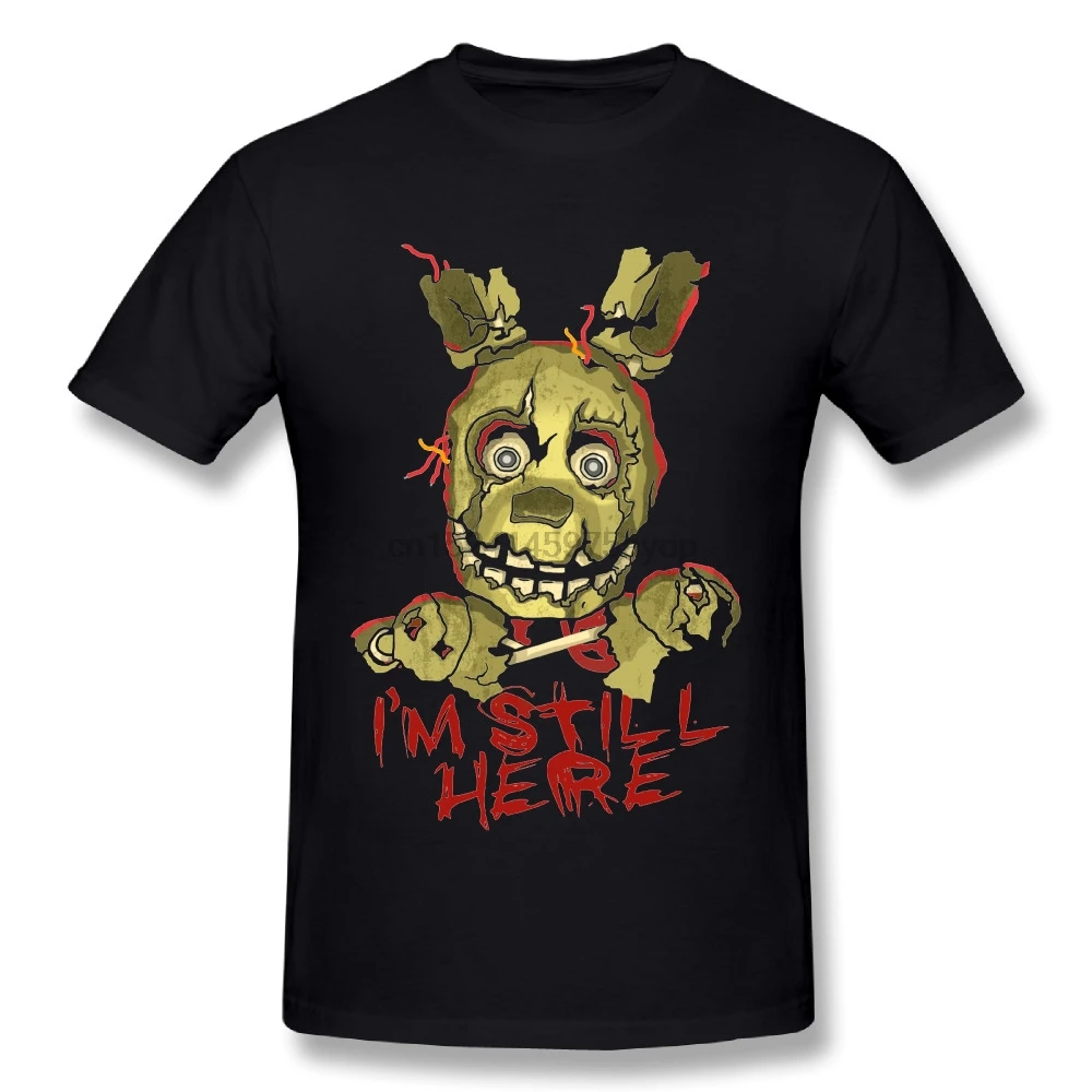 Качественные мужские футболки с короткими рукавами Crazy Five Nights At Freddy &amp Springtrap |