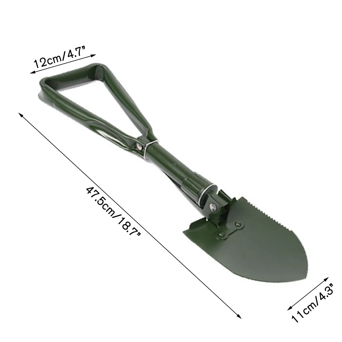 Folding Shovel Set Military Green Multi Functional Survival for Camping Hiking Backpacking Adventure Camping Garden Shovel