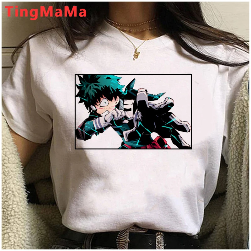 My Hero Academia T Shirt Women Kawaii Cartoon Himiko Toga Graphic Tees Funny Anime Boku No Hero Academia T-shirt Unisex Female oversized t shirt women