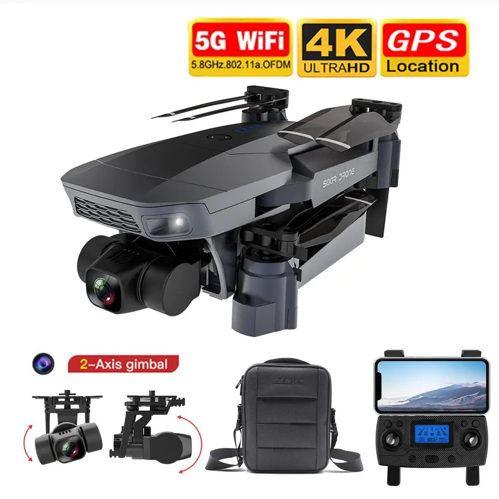 

2020 New Sg907 Pro 5g Wifi Drone 2-axis Gimbal 4k Camera Wifi Gps Rc Drone Toy Rc Four-axis Professional Folding Drones