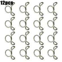 

12x FOR Honda CB100N - 8mm Stainless Fuel Line Clips Car Accessories High-quality Tubing Clip Fasteners