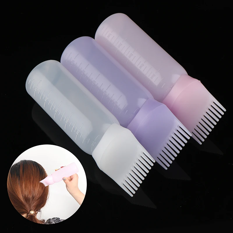 Hair Dye Applicator Bottle and Brush
