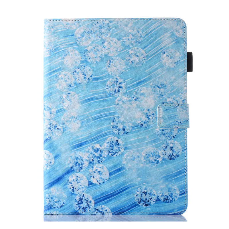 Чехол для iPad 9,7 '' картина маслом стиль чехол с принтом подставка кошелек планшет funda для iPad Air 2 6-го поколения Чехол