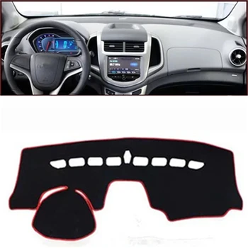 

SJ Non-Slip Car Inner Auto Dashboard Cover Dashmat Pad Sun Shade Carpet Dash Board Cover Fit For Chevrolet Aveo 2014 2015 16-18