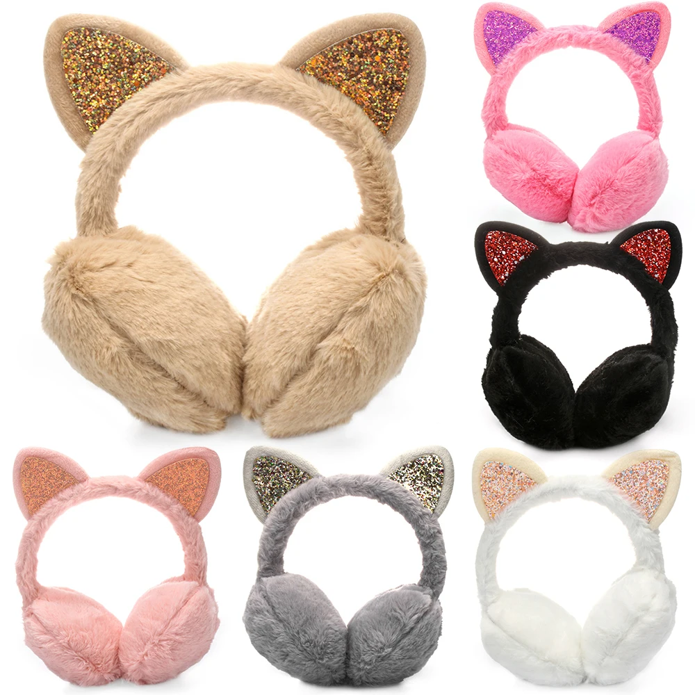 Winter Ear Muffs Ear Warmer Lovely Kids Thicken Plush Unicorn Earmuffs New High Quality Cover Kids Gifts Warmer Accessories
