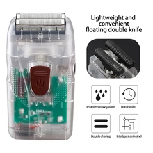 

Barber Shaver Shaper Electric Shaver Rechargeable Beard USB Electric Razor For Oil Head bald head Shaving Machine Push White