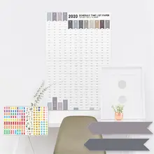 1 шт., год, календарь, 365 дней, ежедневный График обучения, ежедневный планировщик, годовой блокнот, органайзер, школьные офисные принадлежности