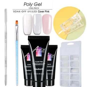 

Nail Extension Gel Nail Art Tips Gels Nail Polish Gel Varnish Building Quick Dry Phototherapy Gel Extension Gel Set