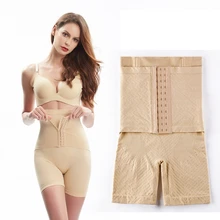 Корректирующее белье животик формирователь тела боди нижнее бельё для девочек Высокая Талия утягивающая, компрессионная белье Корсеты Для женщин трусики для послеродового периода