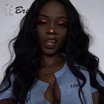 

BRIDE Synthetic Wig Long Water Wave Mid-point Wig For Black Women Cosplay Wig Natural Hair Extension Daily Party With Cap Grey