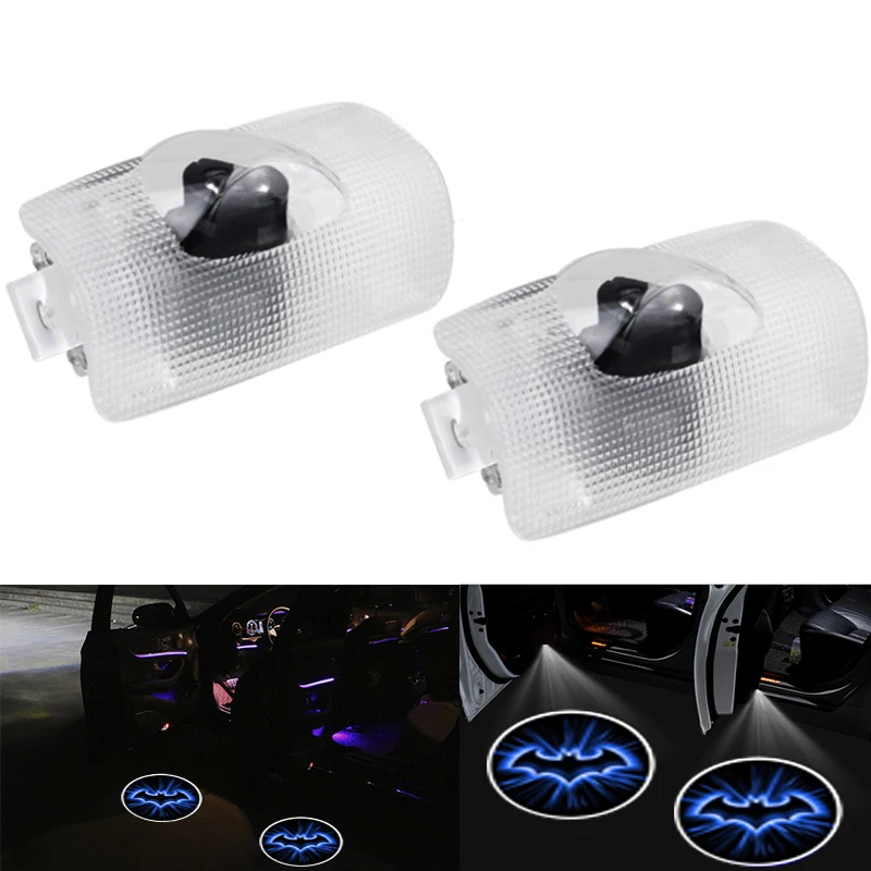 A pair Led car Welcome Lamp Car Door Circle Shadow Light Ghost DIY Logo Projector Courtesy Backlight For Toyota Previa Camry 12V - Испускаемый цвет: 04