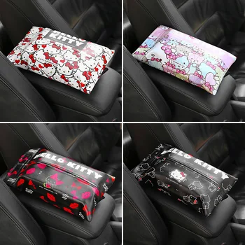 

1PC Kitty Cat Tissue Boxes Cute Tissue Box Holder Styling Car Tissue Box Holder Car Accessories For Girls