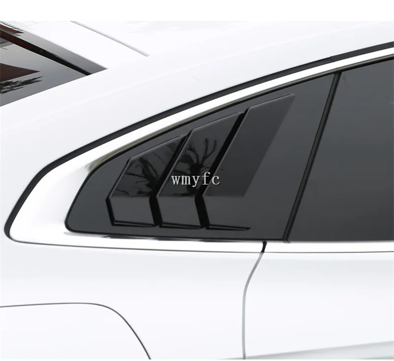Для volkswagen arteon углеродное волокно заднее стекло автомобиля треугольные ободья