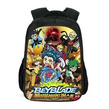

16inch Backpack for Children Cartoon Beyblade Burst Mochila Infantil Teenager Girls Boys School Bag Students Cute Book Bag