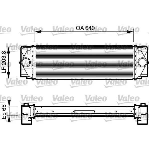 Интеркулер MB Sprinter 2.2-3.5i/CDi 06 VALEO 817994