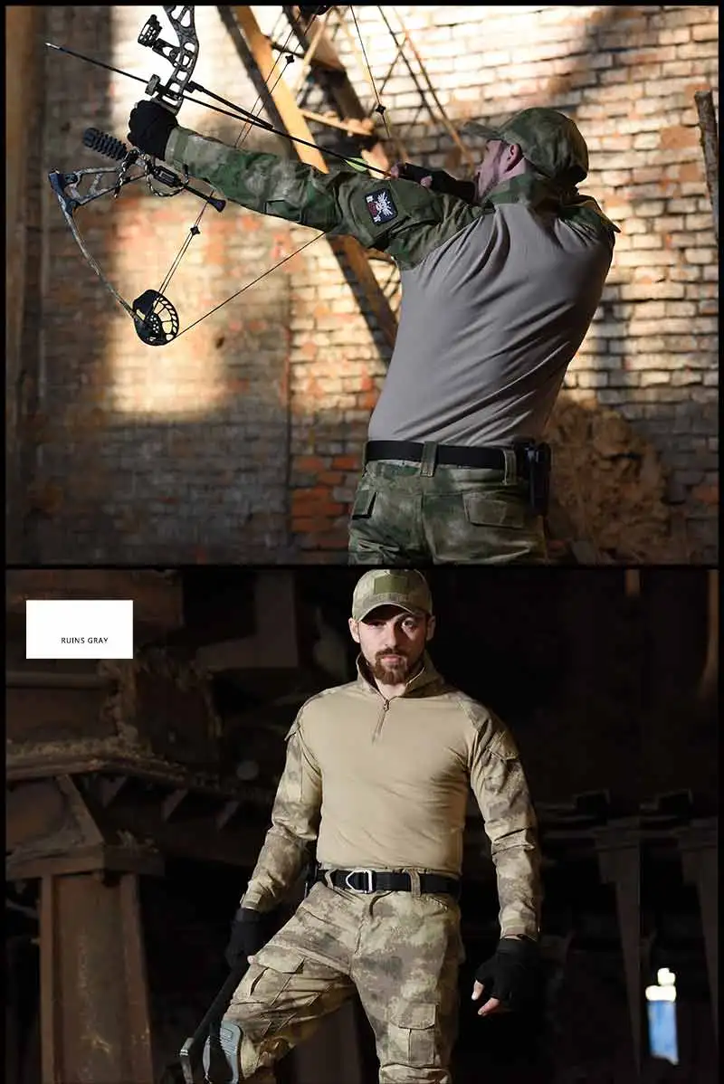 Airsoft Paintball Clothing T-shirt Outdoor &Pants with Pad Men Military Shooting Uniform Tactical Combat shirt camo Army Uniform Airsoft Paintball Clothing T-shirt Outdoor &Pants with Pad Men Military Shooting Uniform Tactical Combat shirt camo Army Uniform