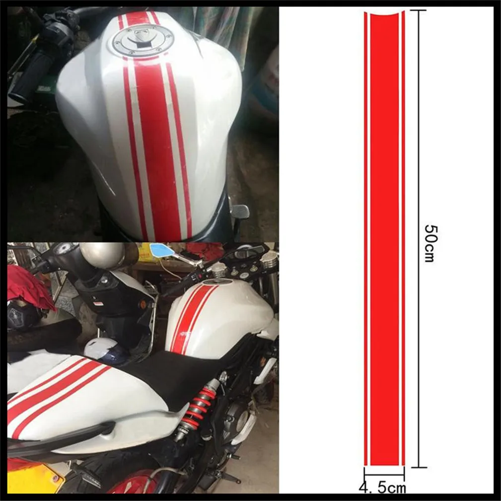 50*4.5CM 1PCs DIY Motorcycle Fuel Tank Sticker Waterproof for HONDA ST1300A VFR800 CBR125R CBR1100XX BLACKBIRD ST1300 blackbird