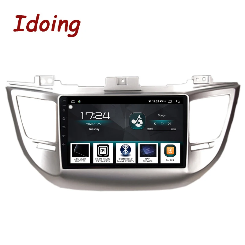 

Idoing 9" Car Radio Head Unit Android Video Player For Hyundai Tucson 3 IX35 2009-2015Audio Navigation GPS Sedan No 2din DVD