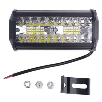 

1Pc 7"100W LED Work Light Long Bar Flood Spot Beam Waterproof Offroad 4WD Driving Fog Lamp Vehicle Modified Roof Light Accessory