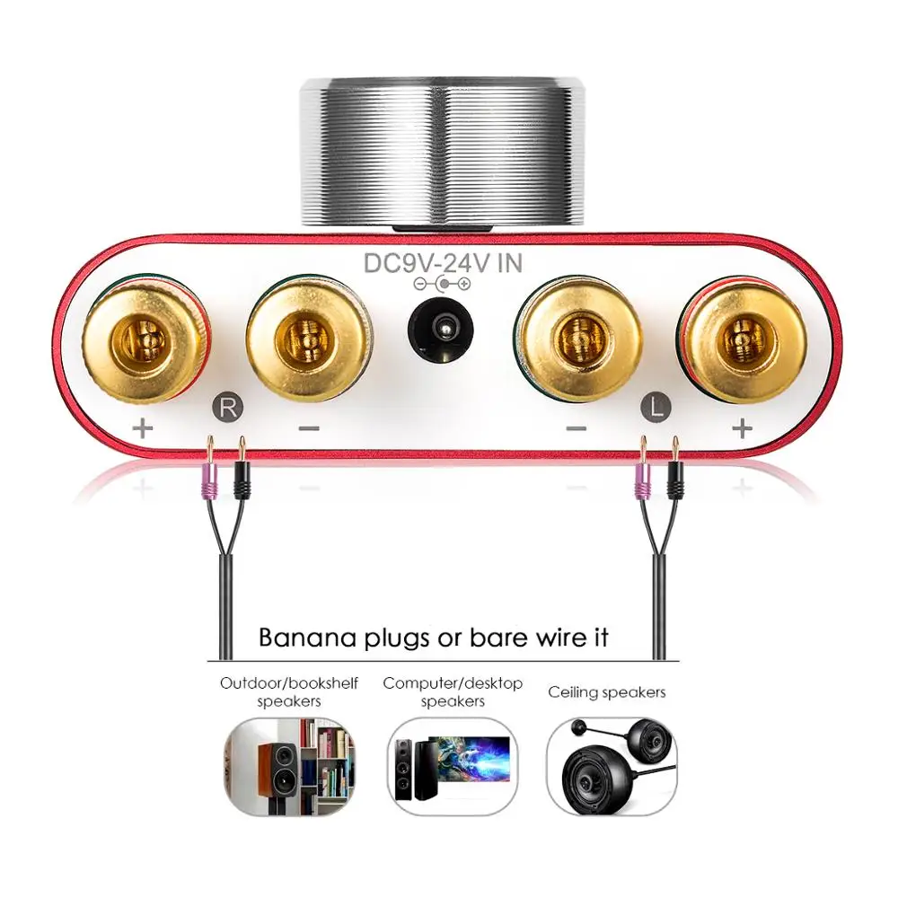 Nobsound Mini Bluetooth 5 0 цифровой усилитель Hi Fi стерео домашний аудио TPA3116 мощности 50 Вт