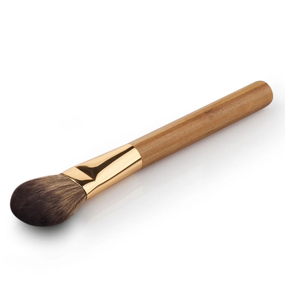 

professional wool make up powder brushes bamboo handle foundation brush concealer cosmetic blush brushes