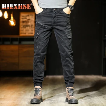 

Military Tactical Pants Men Multi-pocket Washed Overalls Men Loose Cotton Pants Male Cargo Pants For Men Trousers,size 28-38