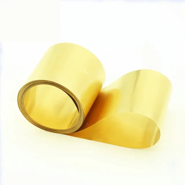 Snapklik.co : Feelers Copper Etal Brass Sheet Roll 1000 X 100 X 0.03, Fil Brass Foil