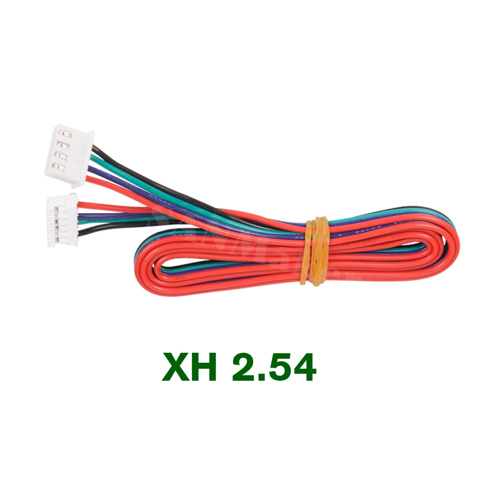 motor in printer nema17 stepper motor cable RepRap motor wiring assembly 4pin to 6pin cable 42 motor wire XH2.54 connector 100cm DuPont connector printer stepper motor 3D Printer Parts & Accessories