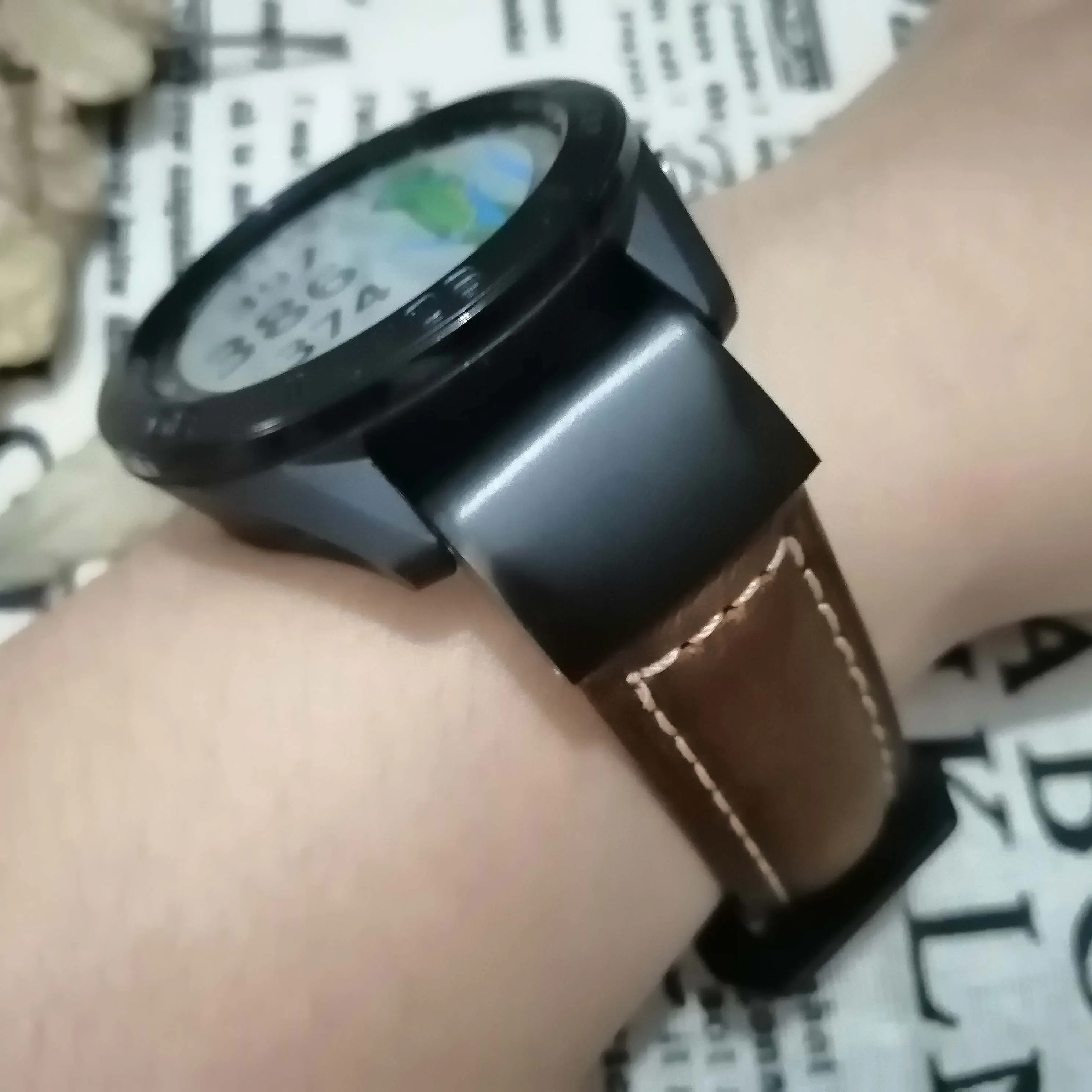 

26mm 22mm 20mm Smart Watch Band Strap For Garmin Fenix 5X 5 5S 3 3HR D2 S60 GPS Watch Quick Release leather Easyfit Wristband