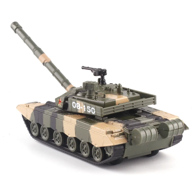 Распродажа 1:50 T99 основной боевой бронированный танк сплава модель, моделирование литой звук и свет оттяните назад Военная игрушка