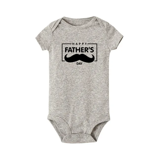 Боди для малышей; хлопковое боди с надписью «Happy Father's Day»; боди с принтом; Одежда для маленьких девочек; сезон лето; забавная верхняя одежда
