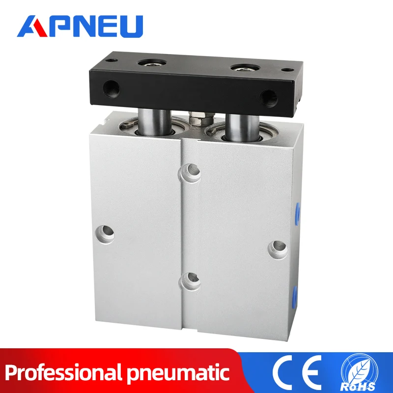 Pneumatic Cylinder 20mm TN Typ Bore 10/15/20/25/30/35/40/45/50/60/70/75/80/90/100/125/150mm Stroke Double Rod Air Cylinder