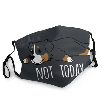 

Funny Not Today Bernese Mountain Dog Non-Disposable Mouth Face Mask Anti Haze Dust Protection Respirator Mouth Muffle