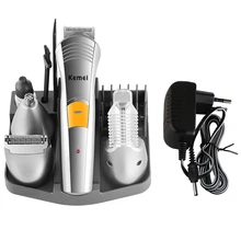 KM-570A все в 1 перезаряжаемый триммер для волос водонепроницаемый беспроводной электробритва борода нос ушной триммер машинка для стрижки волос триммер