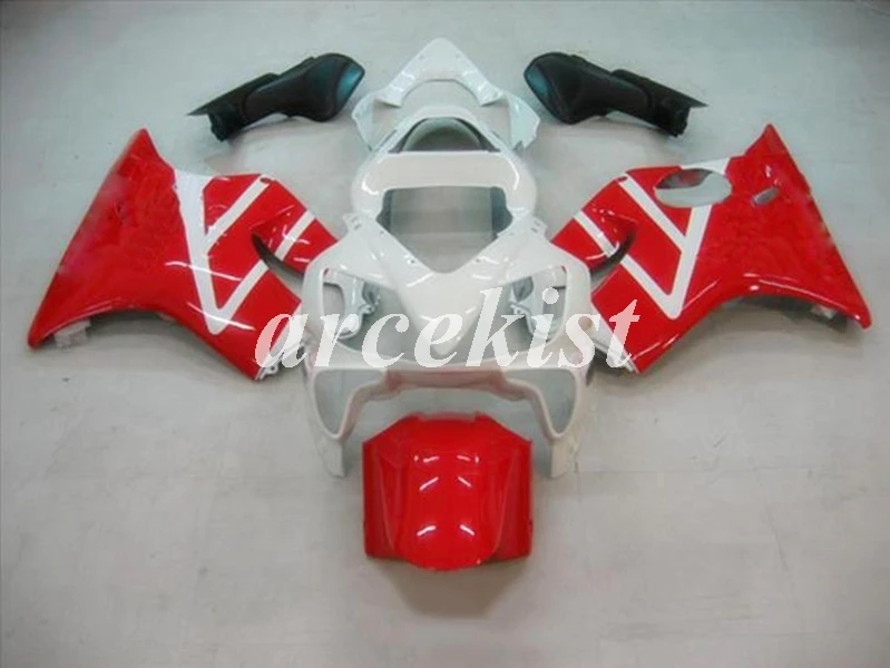 Литье под давлением ABS Обтекатели комплект подходит для Honda CBR600 FS F4i 2001 2002 2003 2004 01 02 03 04 Комплект кузова Серебряный Красный
