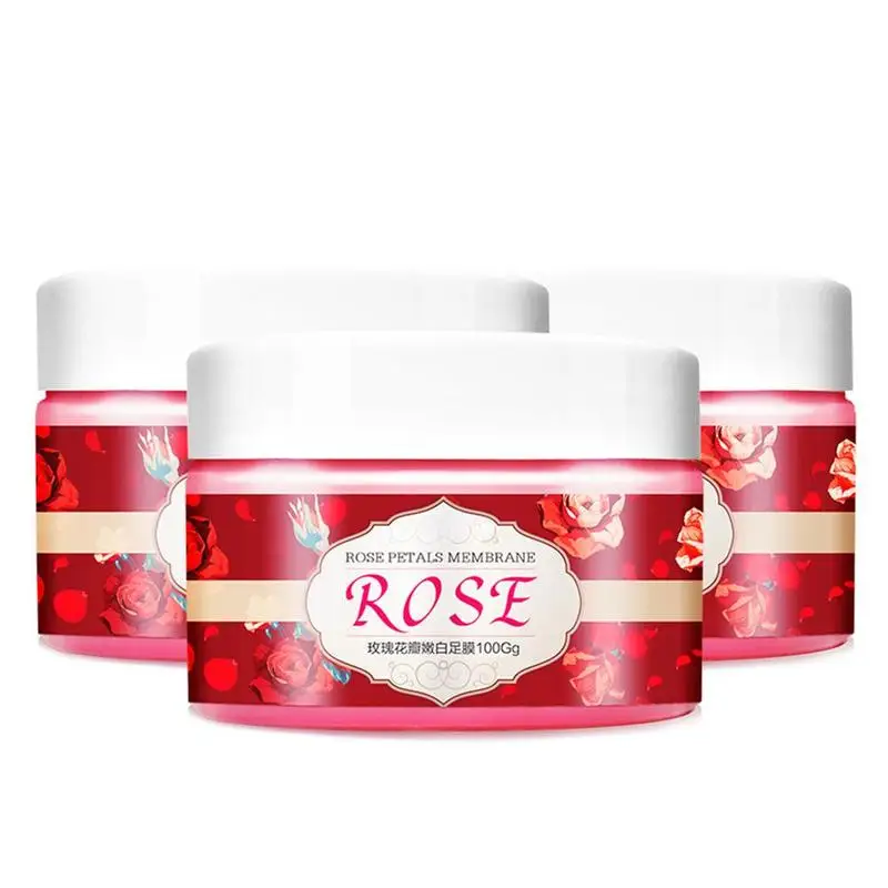 100ml Rose Repair Hand Mask Natural Ingredients Moisturize Care Paraffin Treatment Hand Soften Fungal Wax Wax Hand Nail Han U4N2