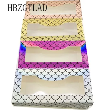

NEW 50/pcs butterfly Packing box for eyelash blank package Multicolor paper box 25mm Eyelashes DIY flash packing box make up