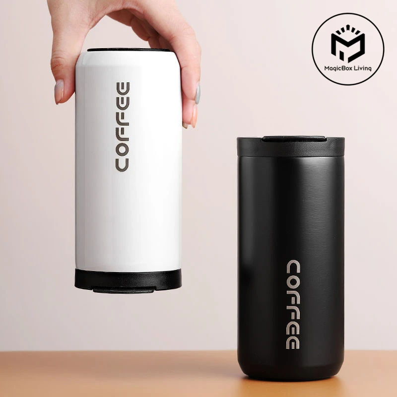 350ml/500ml 304 Stainless Steel Milk Tea Coffee Mug Leak-Proof Thermos Mug Travel Thermal Cup Thermosmug Water Bottle for Gifts thermal mug stainless steel thermos bottle stainless steel thermos cup stainless steel thermal container
