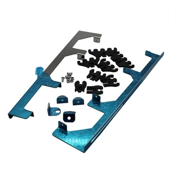 

Chrome Linear Spark Plug Wire Separators Divider Loom Black Valve Cover 350 Auto Frame Distribution Clamp