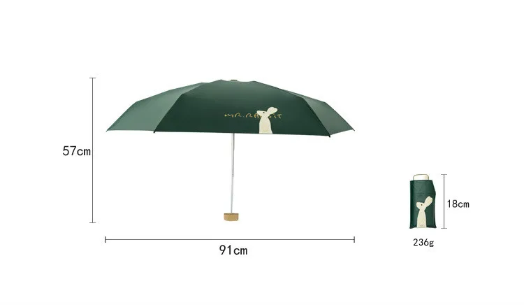 Маленький Модный складной зонт от дождя для женщин, подарок для мужчин, мини Карманный Зонтик для девочек, анти-УФ водонепроницаемый портативный дорожный зонтик