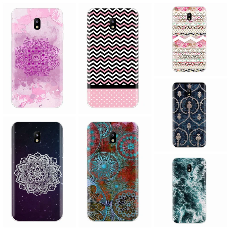 

Luxury Case Cover For Samsung Galaxy J3 2017 J330 J5 2017 J530F J7 2017 J730 Candy Doughnut Drawing TPU Mobile O035
