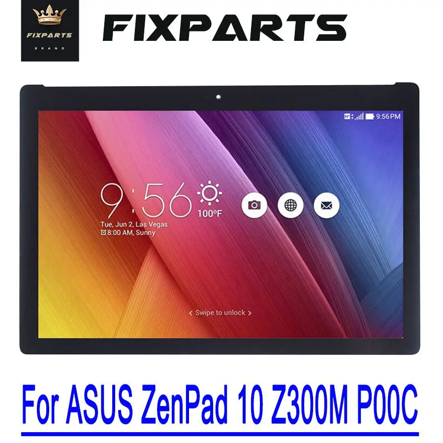 10 1 дюймов для ASUS ZenPad Z300M P00C ЖК-дисплей Матрица кодирующий преобразователь
